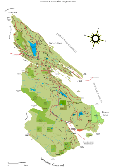 Salt Spring map